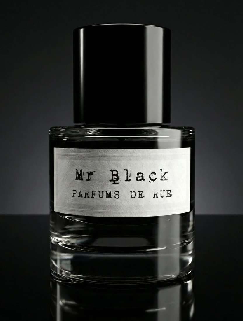Flacon du parfum Mr Black par Parfums de Rue
