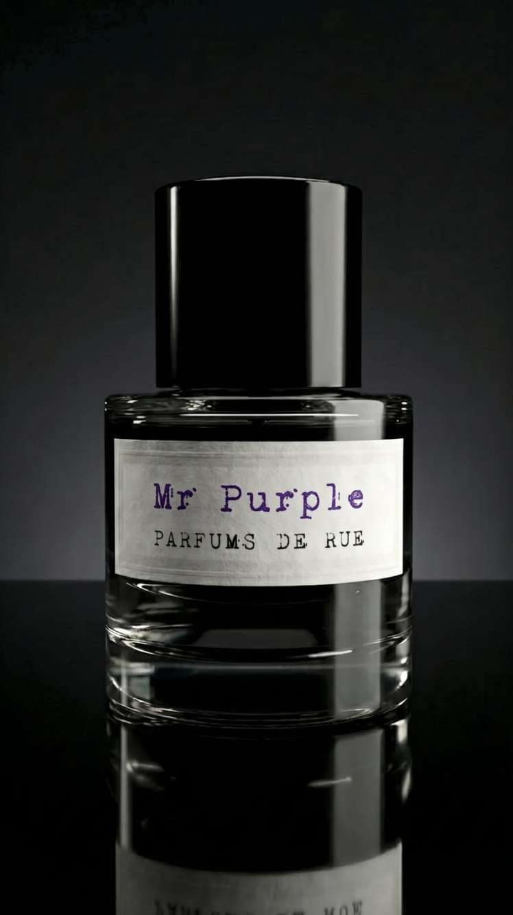 Flacon du parfum Mr Purple par Parfums de Rue