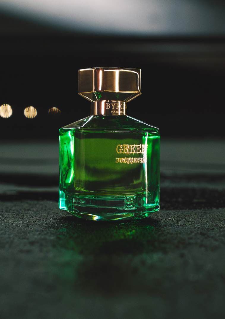 Flacon du parfum Green Butterfly par Byron Parfums