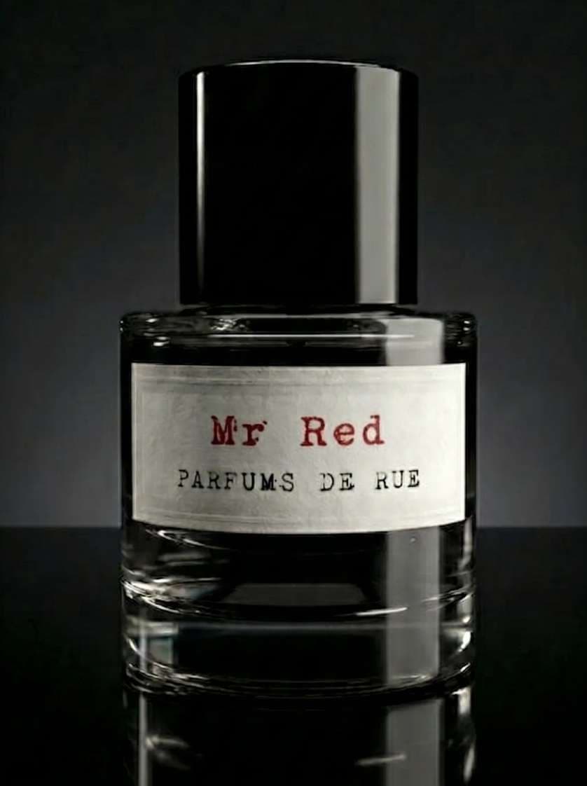 Flacon du parfum Mr Red par Parfums de Rue