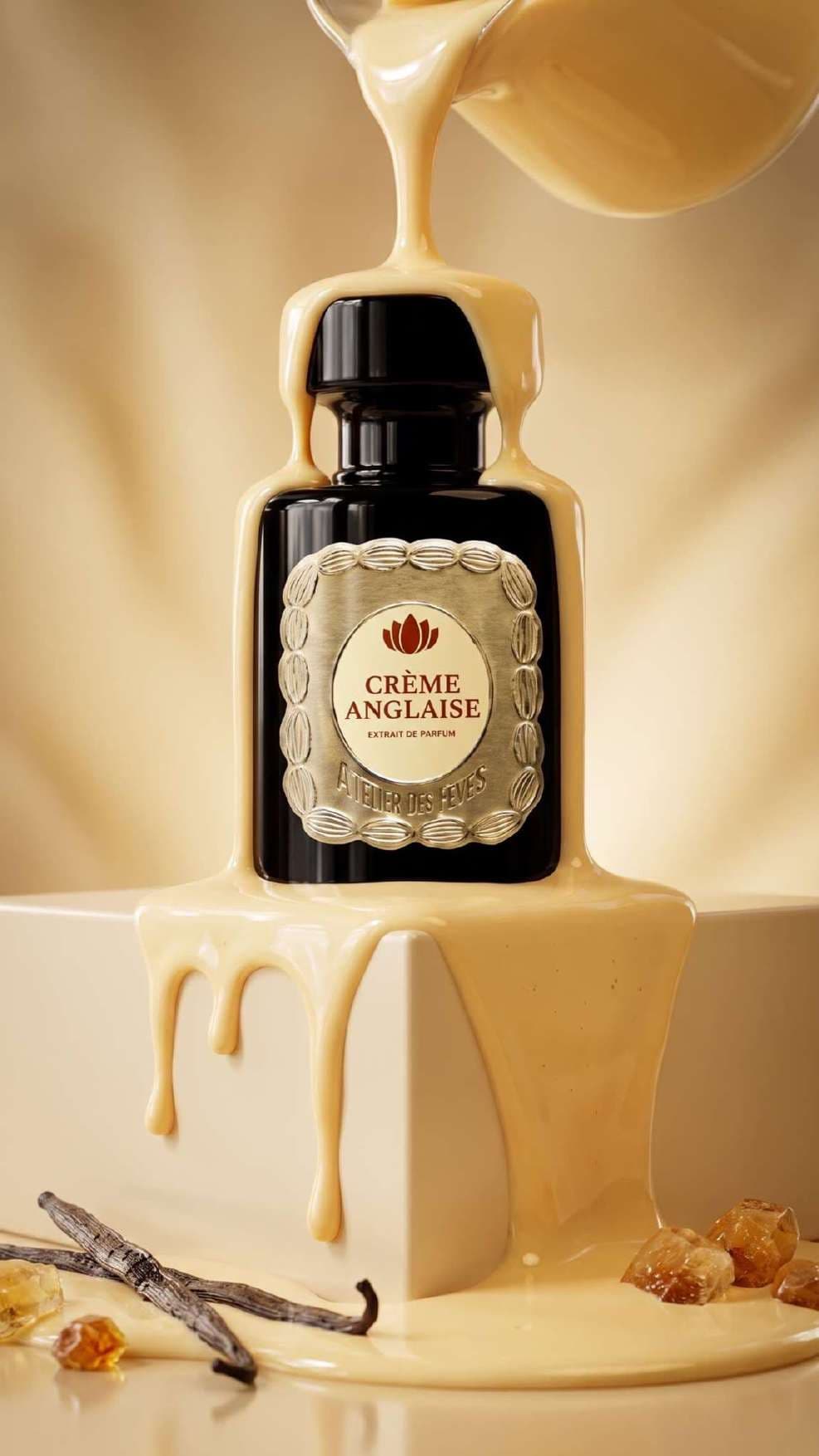 Flacon du parfum Crème Anglaise par Atelier des Fèves