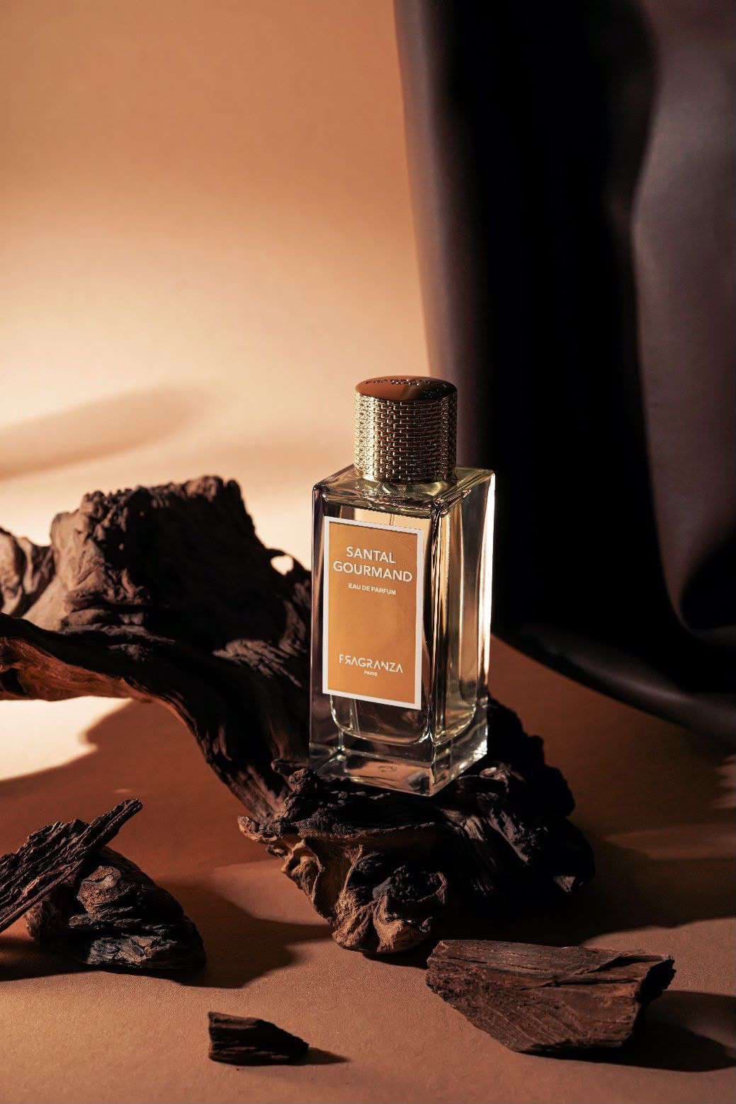Flacon Santal Gourmand de Maison Fragranza Paris