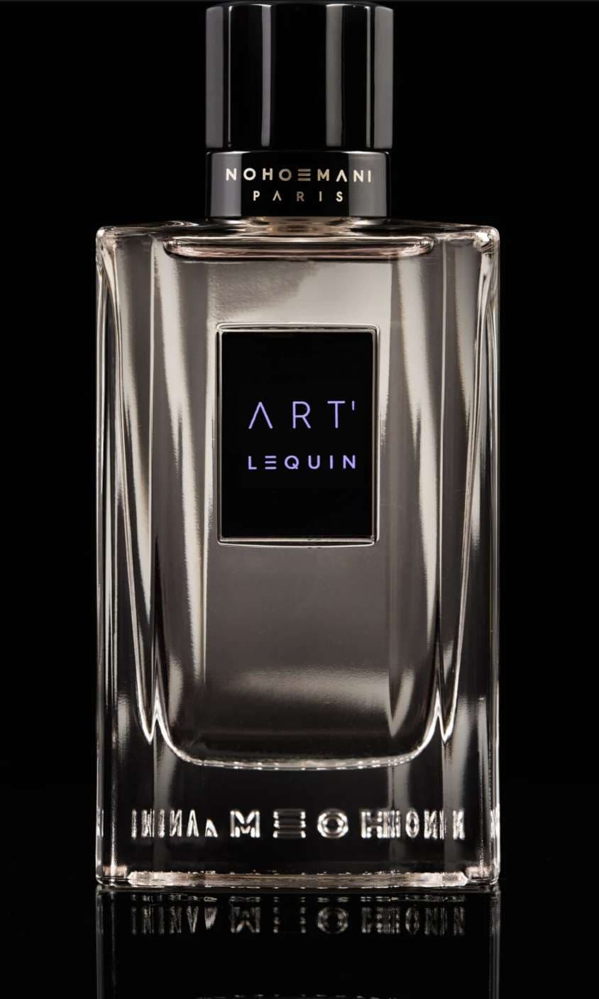 Flacon du parfum Art'Lequin par Noho & Mani, famille olfactive gourmande