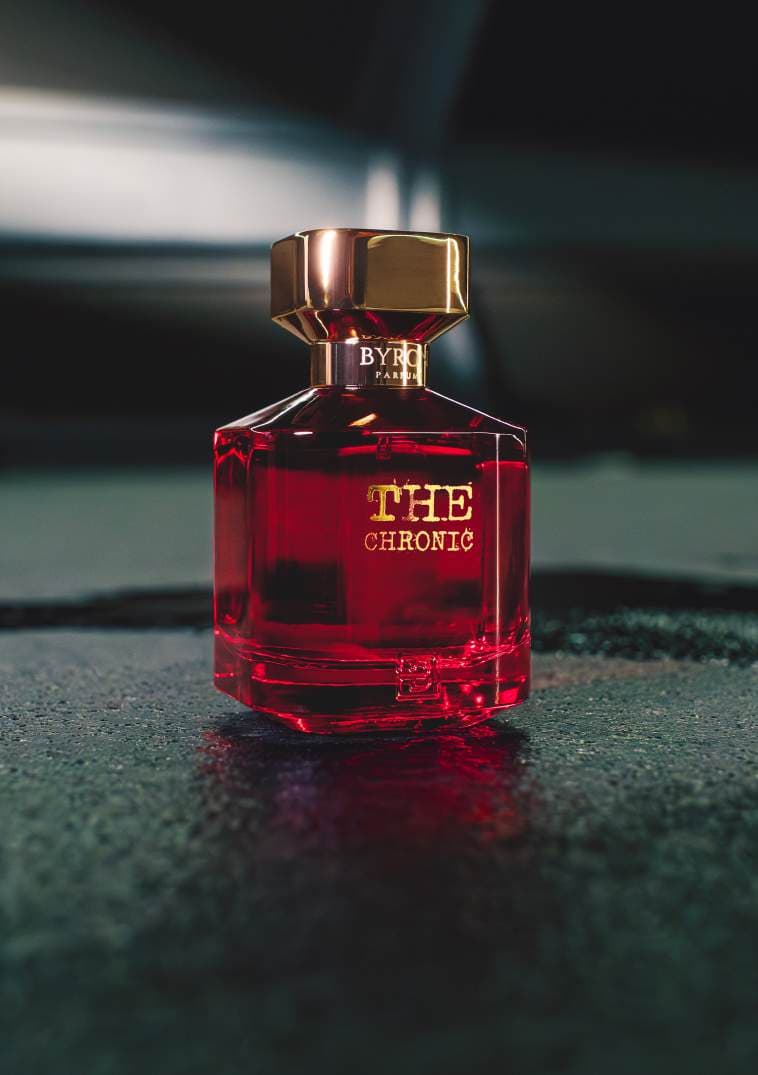 Flacon du parfum The Chronic Rouge Extrême par Byron Parfums